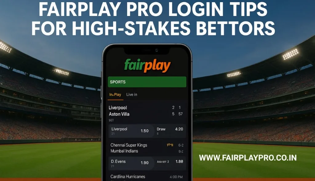 Fairplay Pro Login Tips for High-Stakes Bettors