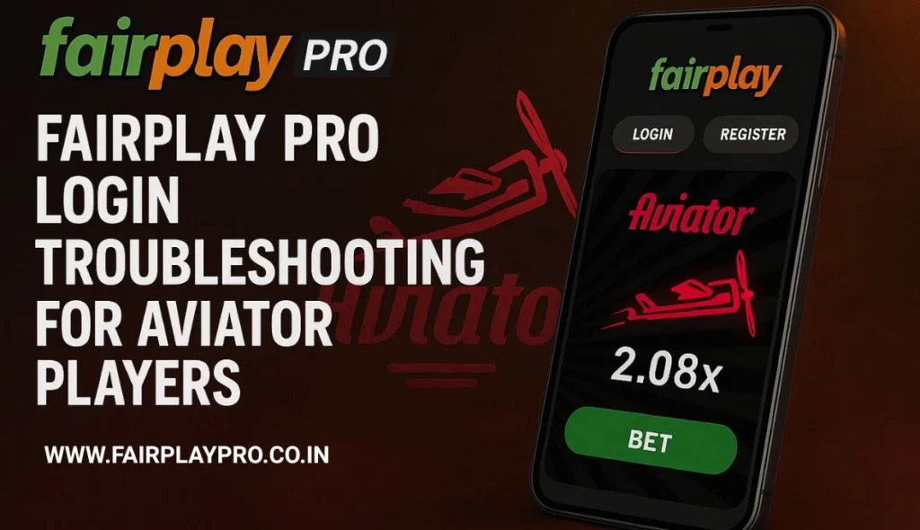 Fairplay Pro Login Troubleshooting for Aviator Players