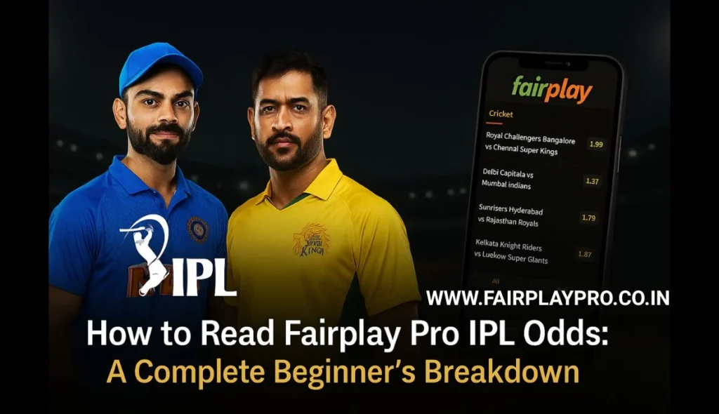 How to Read Fairplay Pro IPL Odds