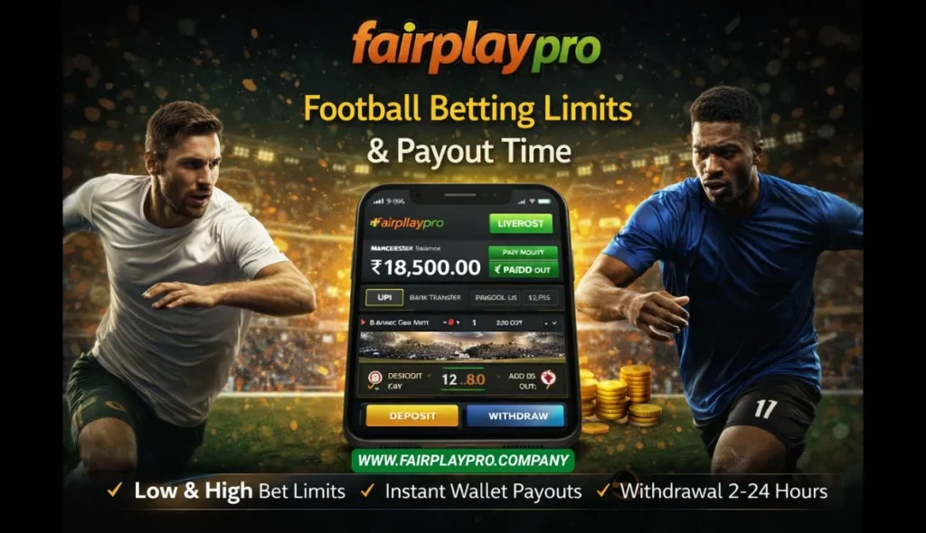 Football Betting Limits & Payout Time on Fairplaypro