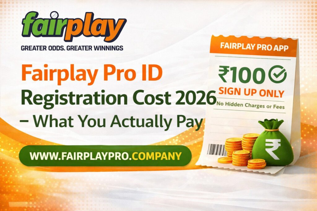 Fairplay Pro ID Registration Cost 2026 – What You Actually Pay