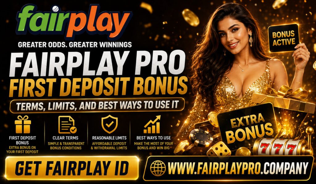 Fairplay Pro First Deposit Bonus, Terms, Limits