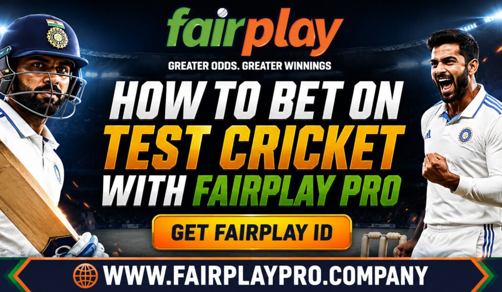 How to Bet on Test Cricket with Fairplay Pro